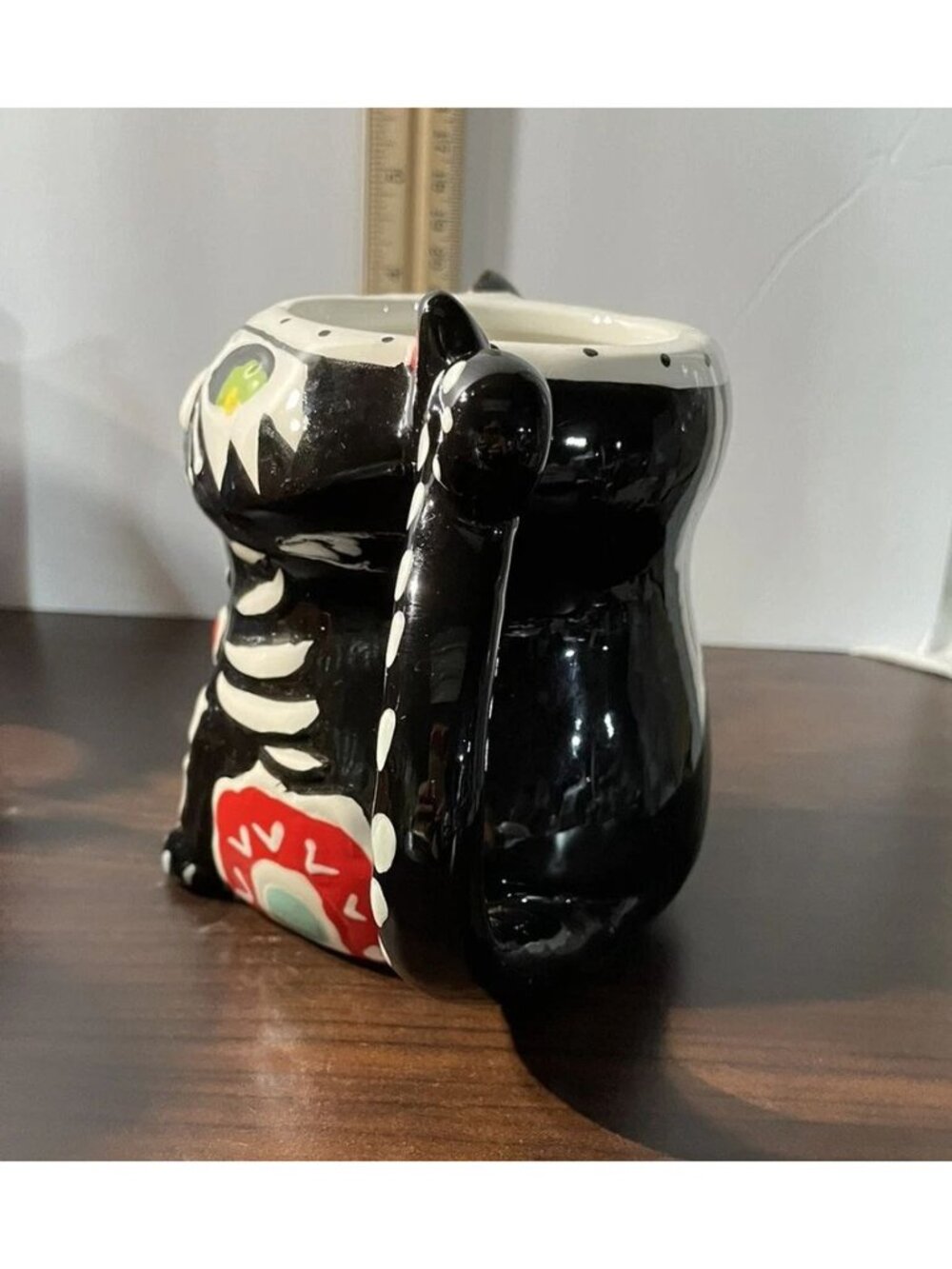 Spectrum Designz Halloween Day Of The Dead Cat Mug - Picture 3 of 6